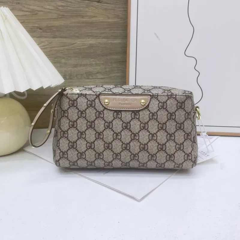 Tas Selempang Wanita Bahan PU Sintetis Motif Floral Bentuk Kotak Tali Panjang Grosir Import