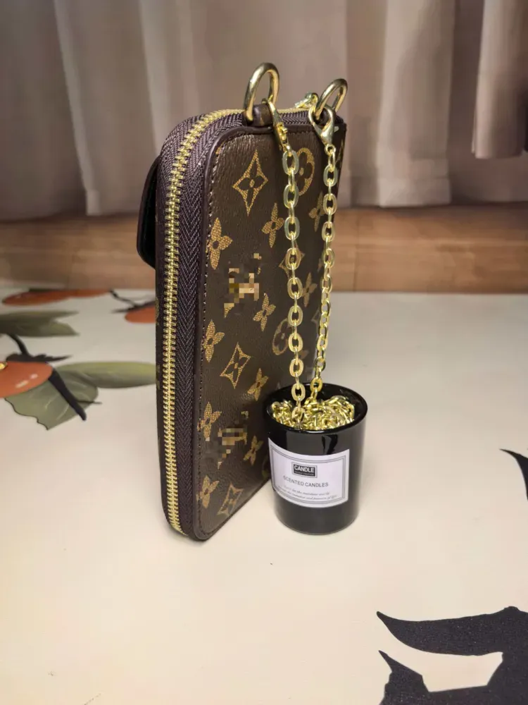 Tas Selempang Wanita Bahan PU Sintetis Motif Print Bentuk Kotak Tali Panjang Stok China