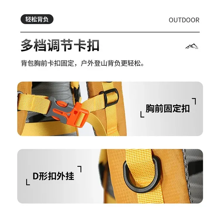 Tas Ransel Wanita Bahan Nylon Polos Warna Kuning Bentuk Kotak Tali Lebar Grosir Import