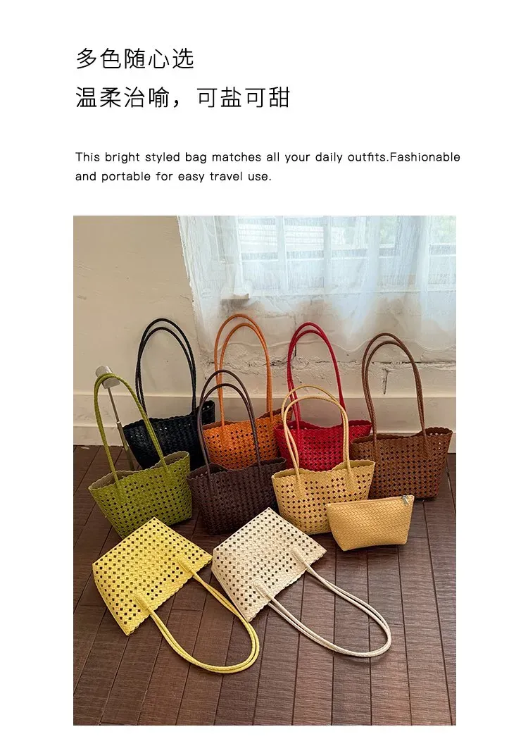 Tas Selempang Wanita Bahan PU Sintetis Motif Print Warna Merah Bentuk Kotak Tali Stok Grosir