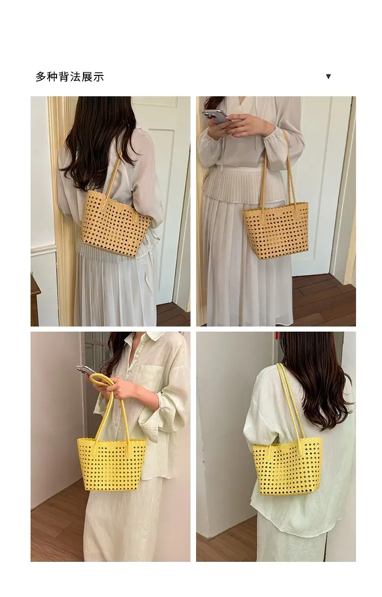 Tas Selempang Wanita Bahan PU Sintetis Motif Print Warna Merah Bentuk Kotak Tali Stok Grosir