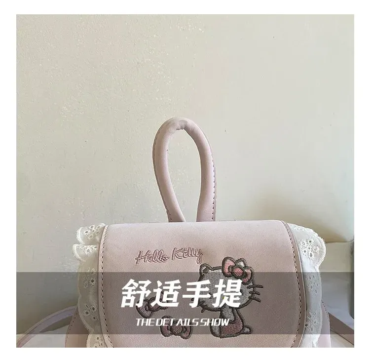 Tas Ransel Wanita Bahan PU Sintetis Motif Print Warna Pink Bentuk Kotak Tali Koleksi Reseller