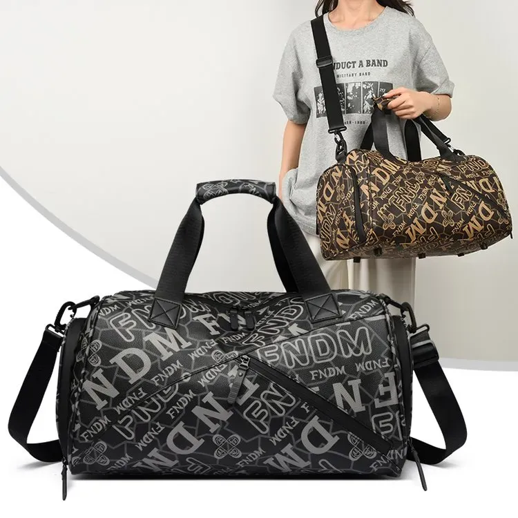 Tas Ransel Wanita Bahan Oxford Motif Grid Warna Hijau Bentuk Bulat Tali Serut Grosir Import