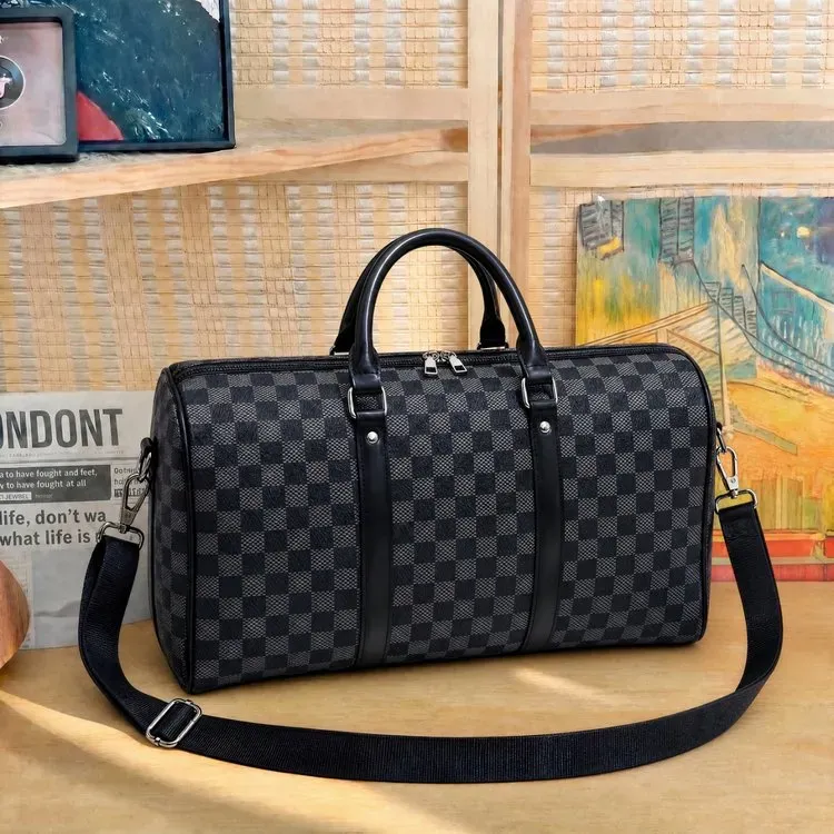 Tas Ransel Wanita Bahan Oxford Motif Grid Warna Hijau Bentuk Bulat Tali Serut Grosir Import