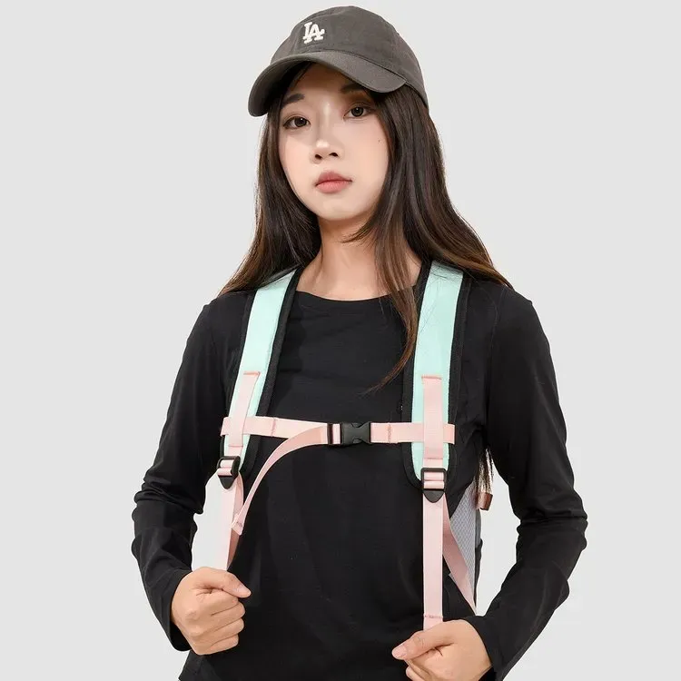 Tas Ransel Wanita Bahan Nylon Warna Hitam Resleting Grosir Import