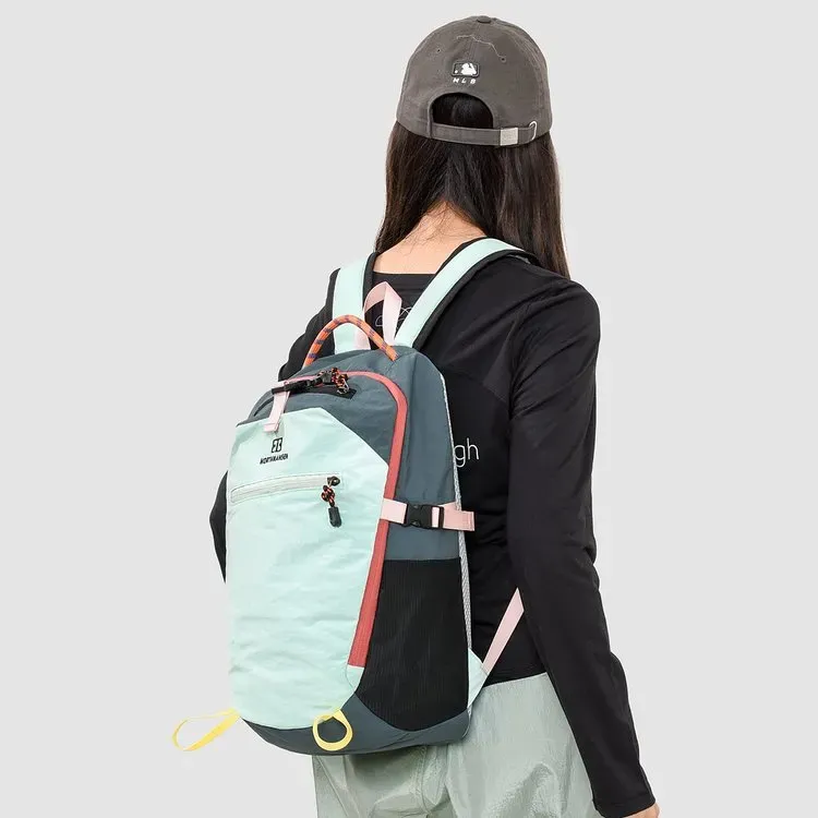 Tas Ransel Wanita Bahan Nylon Warna Hitam Resleting Grosir Import