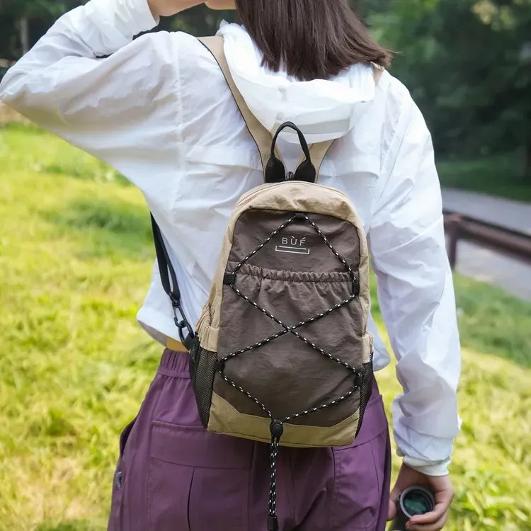 Tas Selempang Wanita Bahan Nylon Polos Warna Biru Bentuk Kotak Tali Panjang Pilihan Reseller
