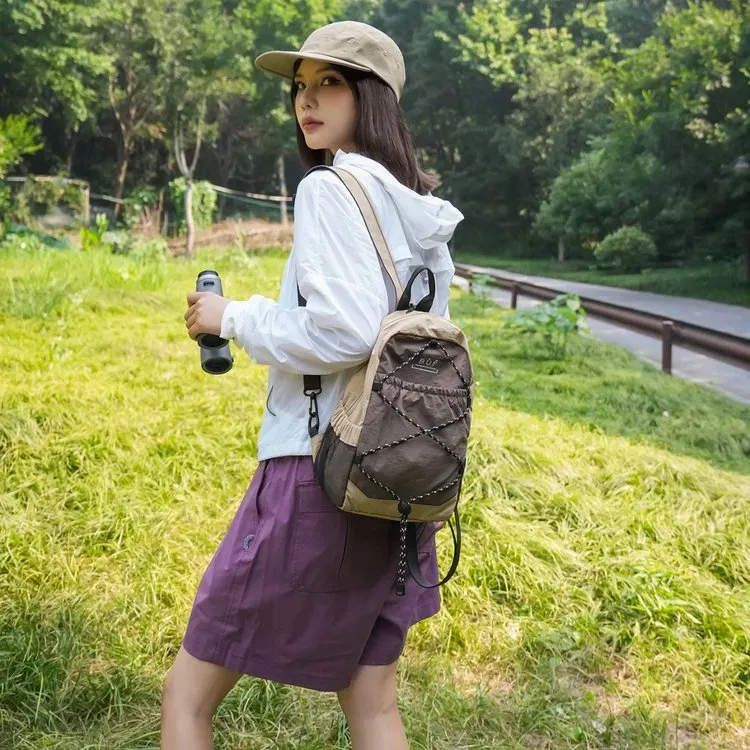 Tas Selempang Wanita Bahan Nylon Polos Warna Biru Bentuk Kotak Tali Panjang Pilihan Reseller
