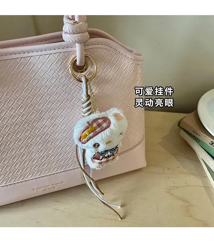 Tas Selempang Wanita Bahan PU Sintetis Motif Print Warna Pink Bentuk Kotak Tali Resleting