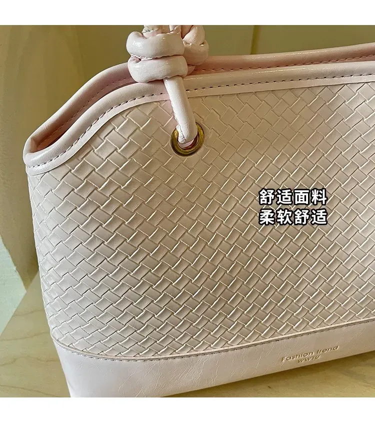 Tas Selempang Wanita Bahan PU Sintetis Motif Print Warna Pink Bentuk Kotak Tali Resleting