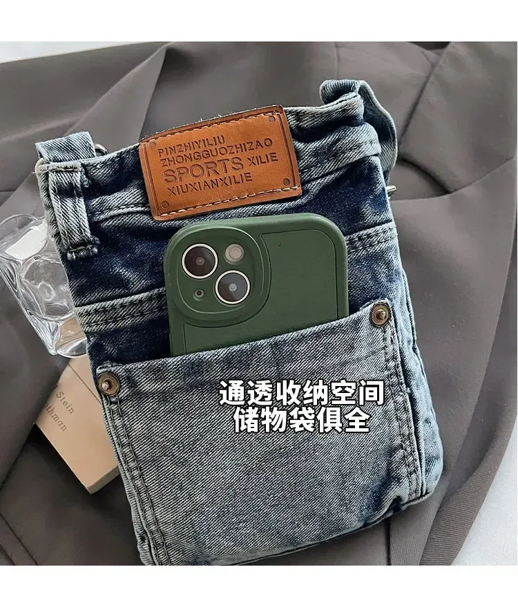 Tas Selempang Wanita Bahan PU Sintetis Polos Warna Biru Bentuk Kotak Tali Model Import