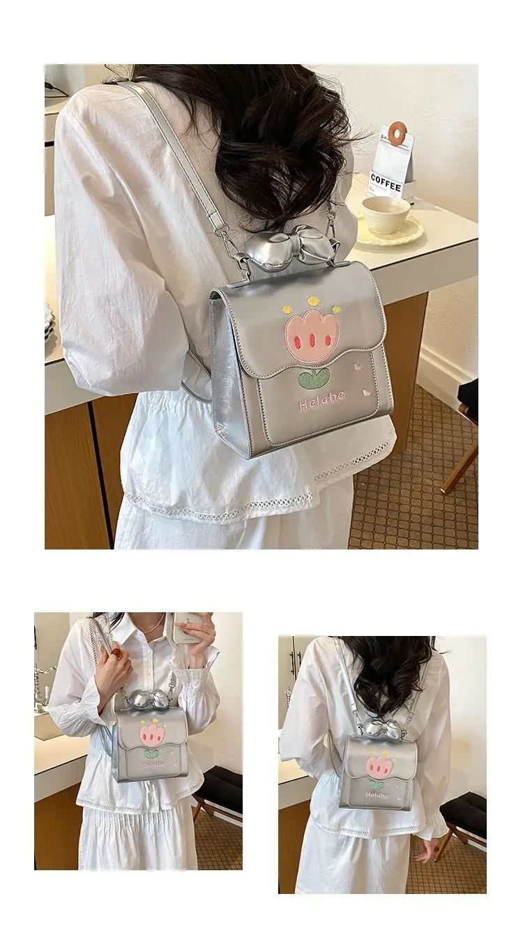 Tas Selempang Wanita Bahan PU Sintetis Polos Warna Pink Bentuk Kotak Tali Pilihan Reseller