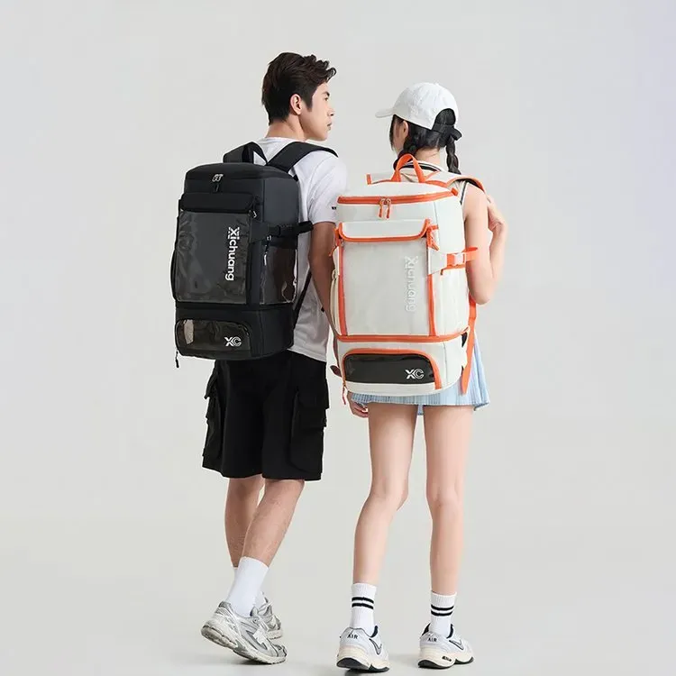 Tas Ransel Wanita Bahan Oxford Polos Warna Putih Bentuk Kotak Tali Lebar Harga Grosir