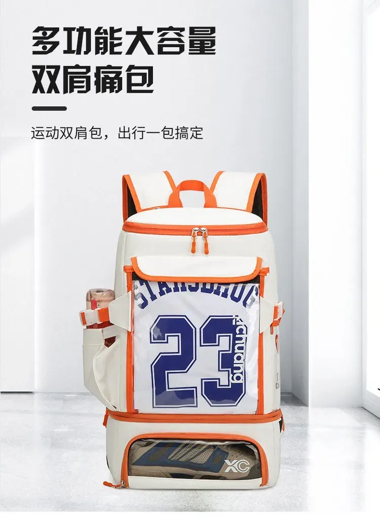 Tas Ransel Wanita Bahan Oxford Polos Warna Putih Bentuk Kotak Tali Lebar Harga Grosir