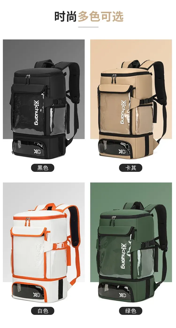 Tas Ransel Wanita Bahan Oxford Polos Warna Putih Bentuk Kotak Tali Lebar Harga Grosir
