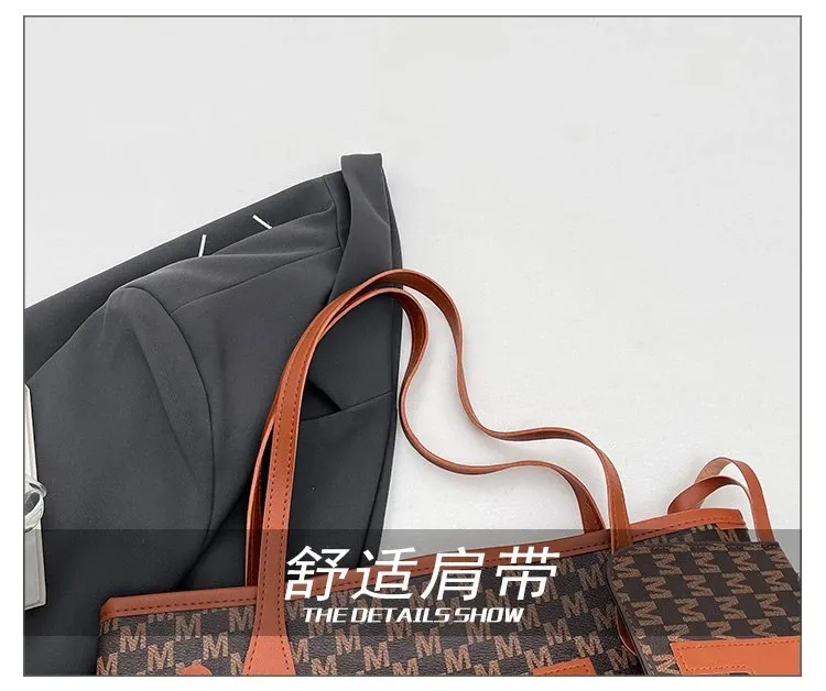 Tas Selempang Wanita Bahan PU Sintetis Motif Print Bentuk Kotak Tali Lebar Koleksi Reseller