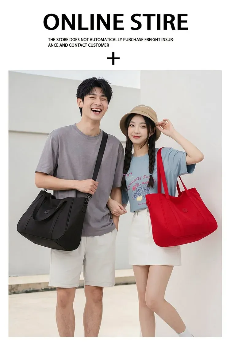 Tas Selempang Wanita Bahan Nylon Polos Warna Hijau Bentuk Kotak Tali Panjang Resleting Grosir