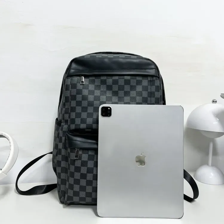 Tas Ransel Pria Bahan Oxford Warna Hitam Kapasitas Besar Resleting untuk Sekolah Grosir Import