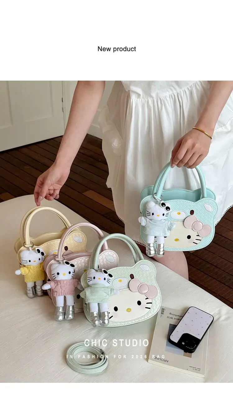 Tas Selempang Wanita Bahan PU Sintetis Motif Print Bentuk Kotak Tali Panjang Warna Pink Grosir kategori tas selempang grosir