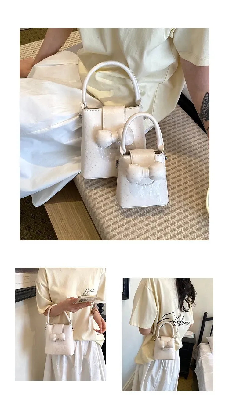 Tas Selempang Wanita Bahan PU Sintetis Polos Warna Pink Bentuk Kotak Tali Rantai Harga Grosir