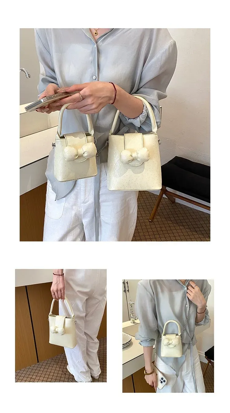 Tas Selempang Wanita Bahan PU Sintetis Polos Warna Pink Bentuk Kotak Tali Rantai Harga Grosir