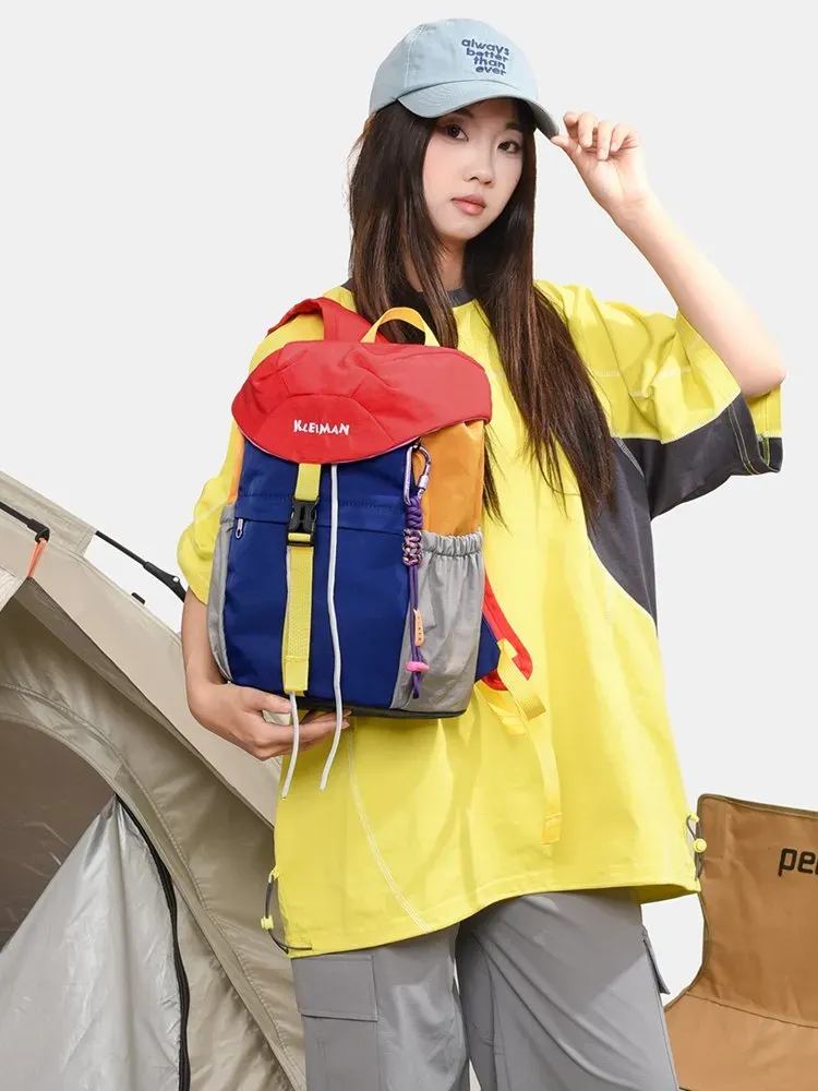 Tas Selempang Wanita Bahan Nylon Warna Pink Resleting Fashion Grosir Import