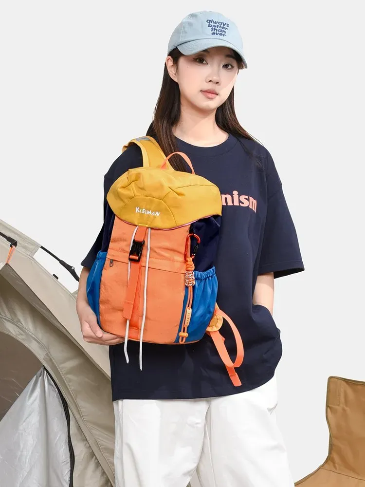 Tas Selempang Wanita Bahan Nylon Warna Pink Resleting Fashion Grosir Import