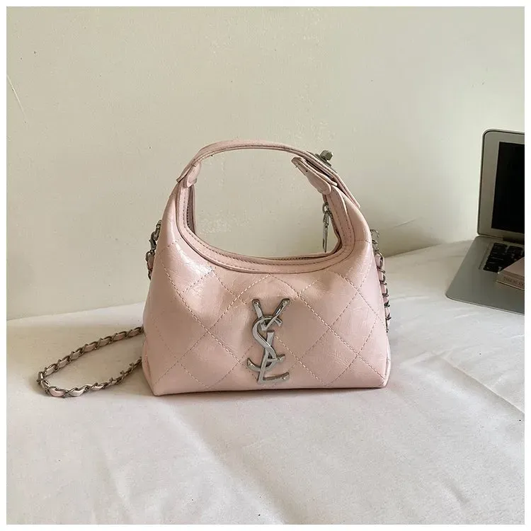 Tas Selempang Wanita Bahan PU Sintetis Model Quilted Warna Hitam Bentuk Kotak Katalog Grosir