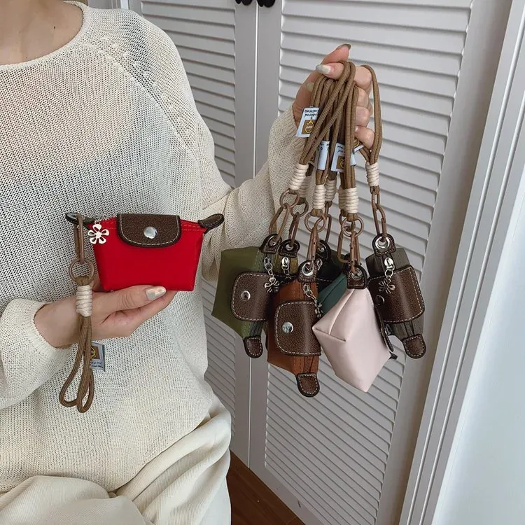Tas Selempang Wanita Bahan PU Sintetis Motif Garis Bentuk Kotak Tali Panjang Grosir Import