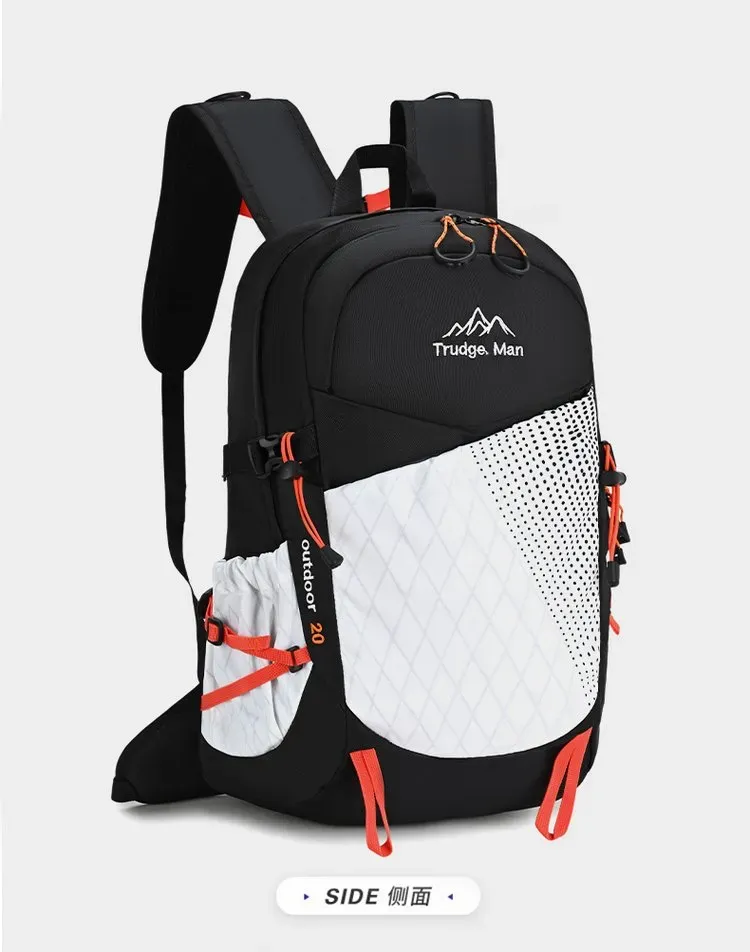 Tas Ransel Pria Bahan Oxford Motif Polkadot Warna Hitam Bentuk Kotak Tali Lebar Grosir Import
