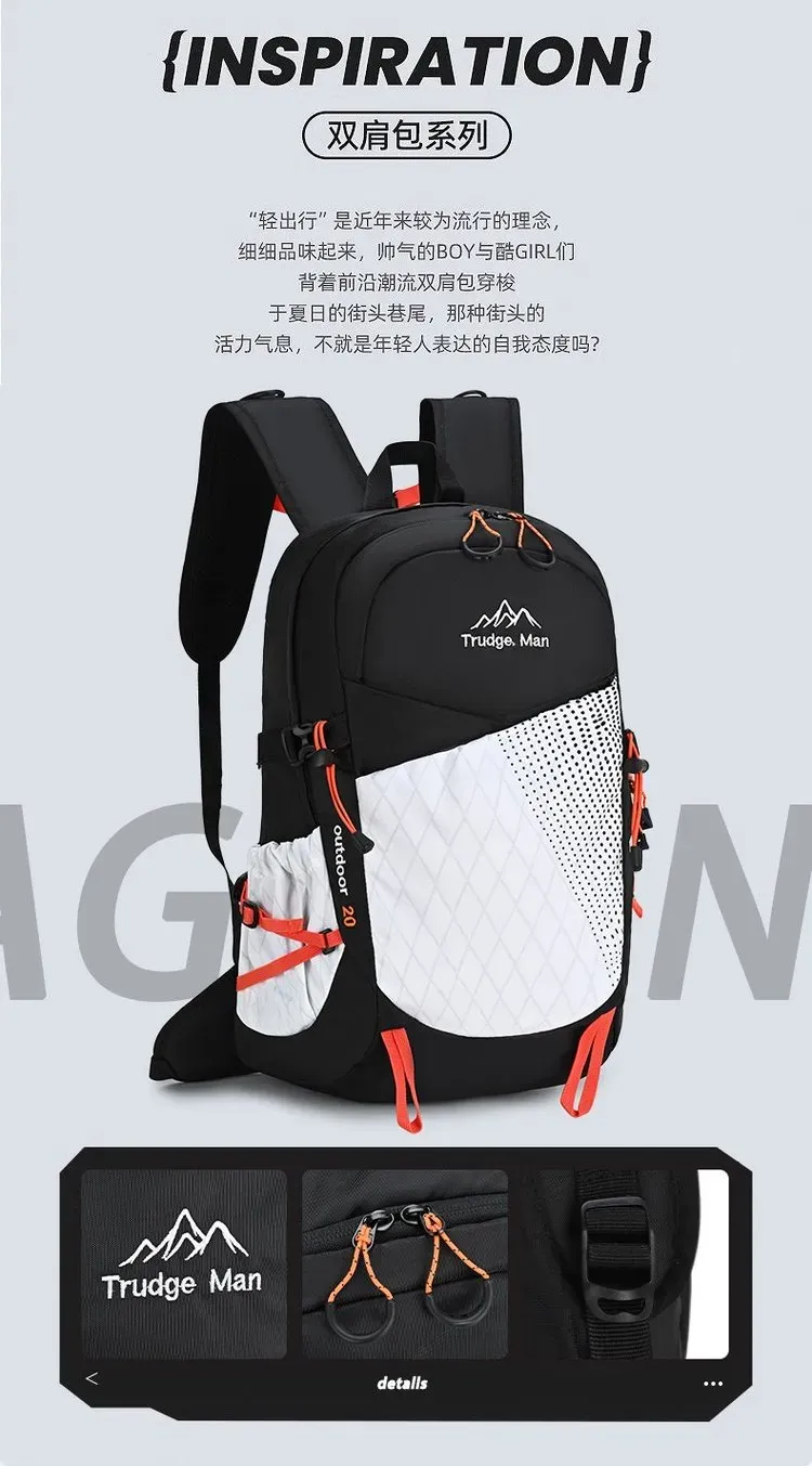 Tas Ransel Pria Bahan Oxford Motif Polkadot Warna Hitam Bentuk Kotak Tali Lebar Grosir Import