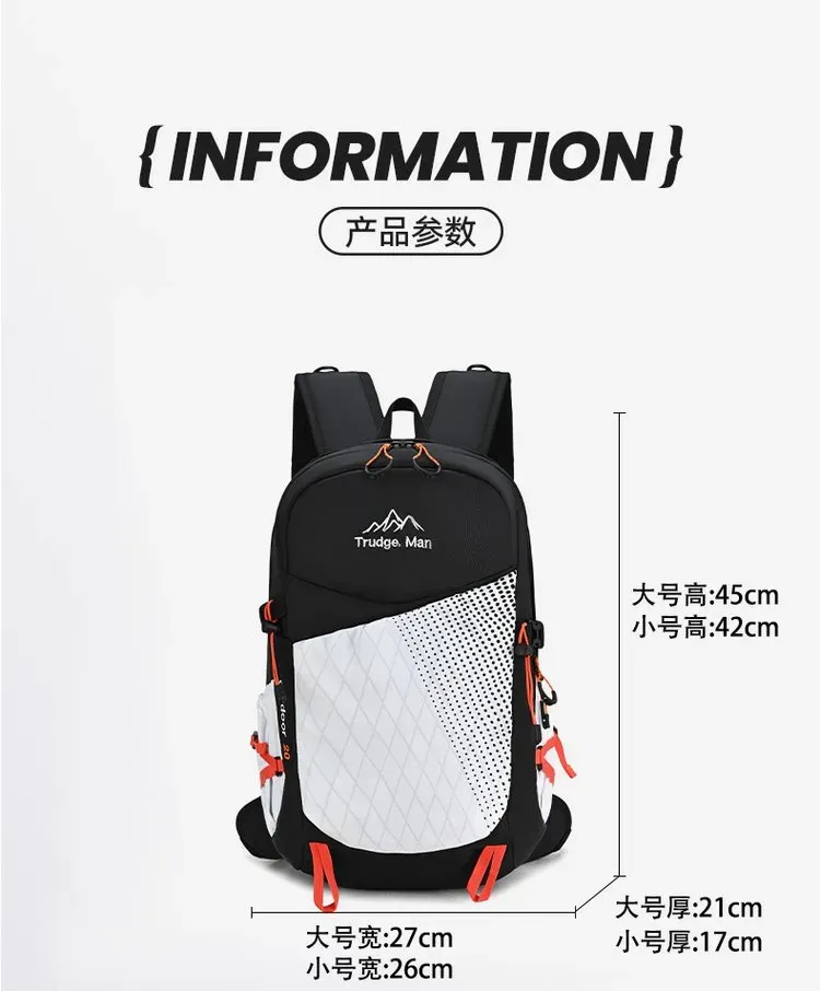 Tas Ransel Pria Bahan Oxford Motif Polkadot Warna Hitam Bentuk Kotak Tali Lebar Grosir Import