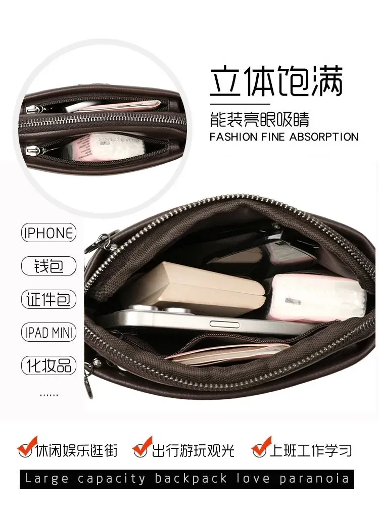 Tas Selempang Wanita Bahan PU Sintetis Polos Bentuk Kotak Tali Lebar Resleting Harga Grosir