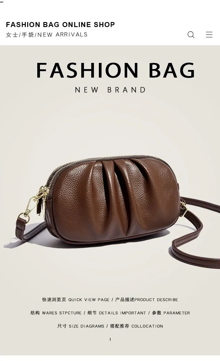 Tas Selempang Wanita Bahan PU Sintetis Polos Bentuk Kotak Tali Panjang Resleting Model Import
