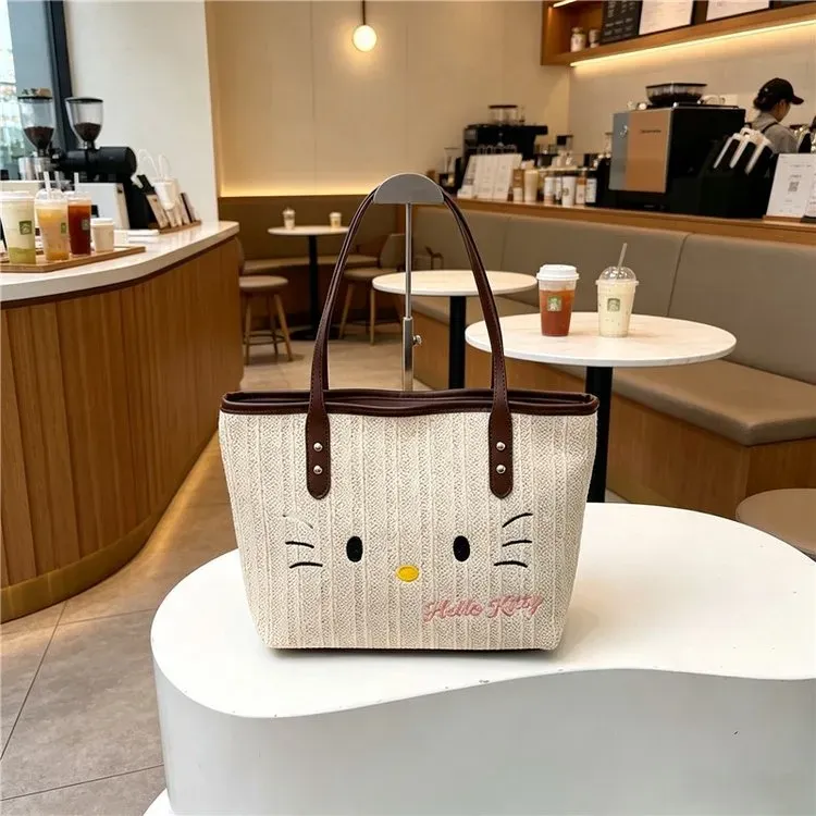 Tas Ransel Anak Bahan PU Sintetis Model Quilted Warna Putih Bentuk Kotak Tali Grosir Import