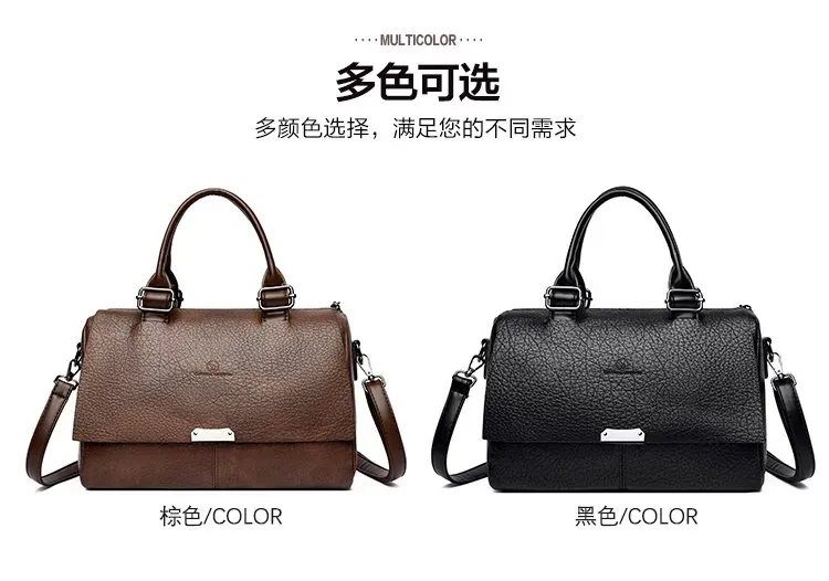 Tas Selempang Wanita Bahan PU Sintetis Polos Bentuk Kotak Tali Panjang Resleting Model Import