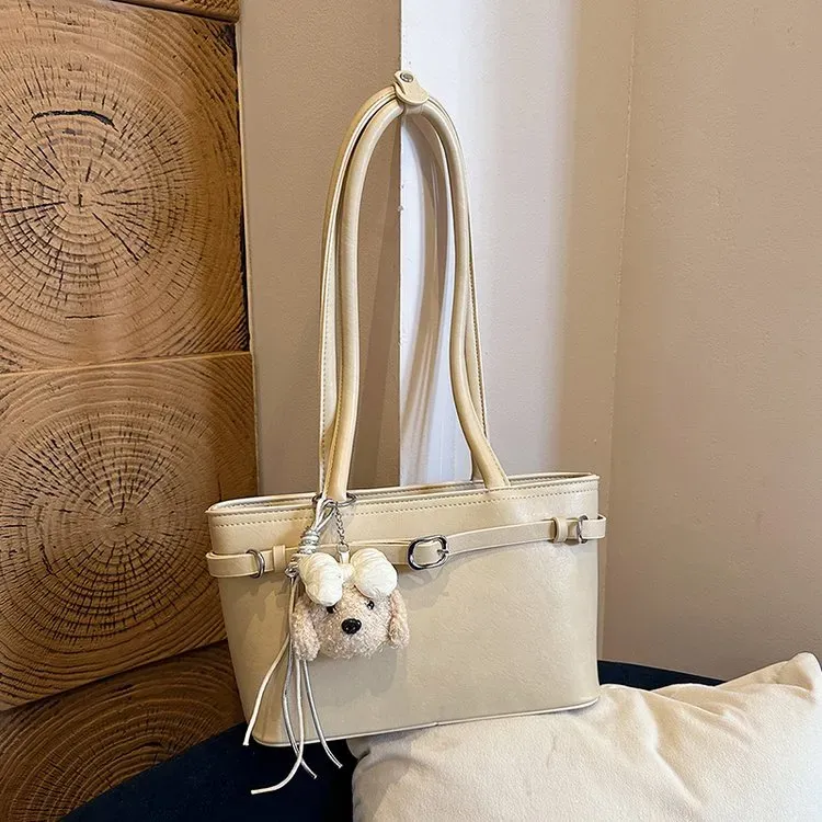 Tas Selempang Wanita Bahan PU Sintetis Polos Warna Ungu Bentuk Kotak Tali Grosir Import