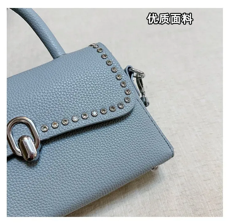 Tas Selempang Wanita Bahan PU Sintetis Polos Warna Pink Bentuk Kotak Tali Harga Grosir