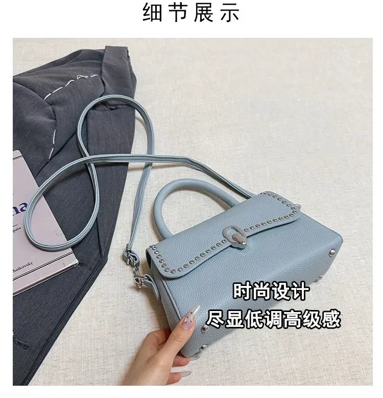 Tas Selempang Wanita Bahan PU Sintetis Polos Warna Pink Bentuk Kotak Tali Harga Grosir