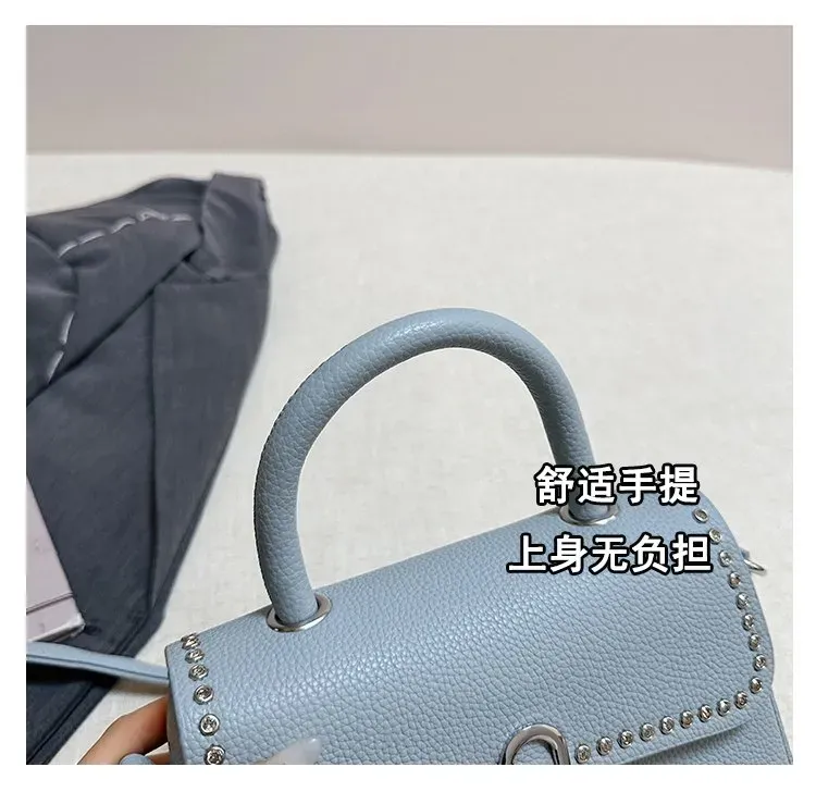 Tas Selempang Wanita Bahan PU Sintetis Polos Warna Pink Bentuk Kotak Tali Harga Grosir