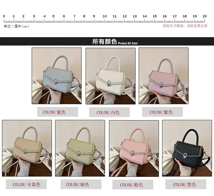 Tas Selempang Wanita Bahan PU Sintetis Polos Warna Pink Bentuk Kotak Tali Stok China