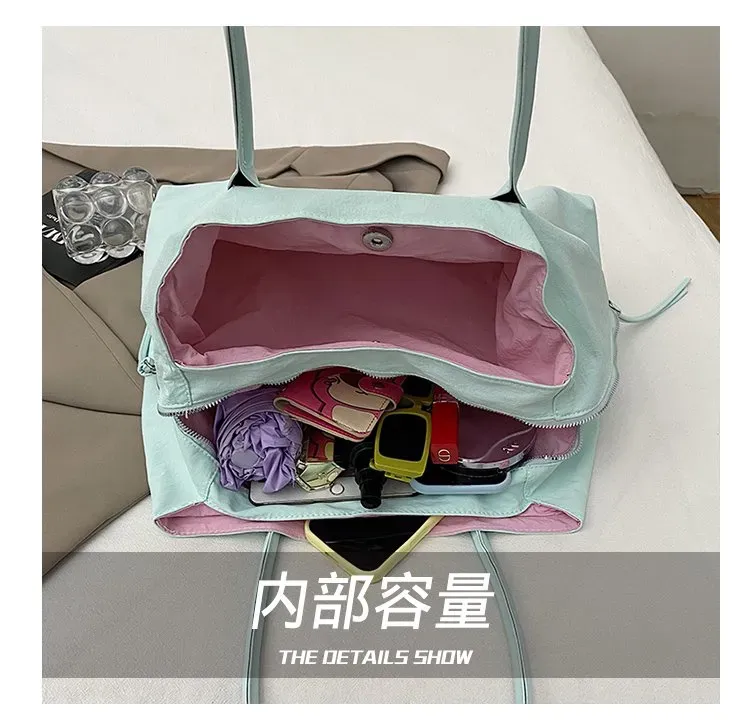 Tas Selempang Wanita Bahan PU Sintetis Polos Warna Biru Bentuk Kotak Tali Harga Grosir