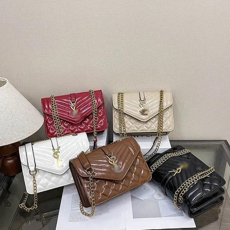 Tas Selempang Wanita Bahan PU Sintetis Polos Warna Hitam Bentuk Kotak Tali untuk Jualan Online