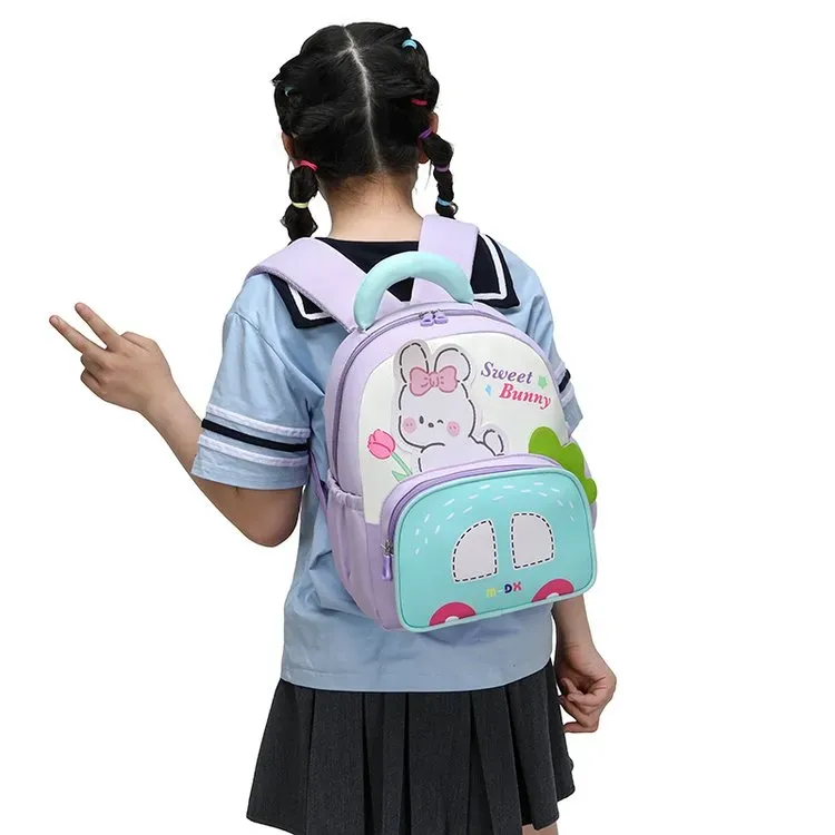 Tas Selempang Anak Bahan Kain Motif Dinosaurus, Motif Kelinci, Motif P Warna Grosir Import