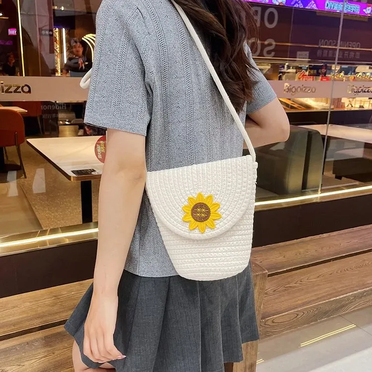 Tas Selempang Wanita Bahan PU Sintetis Polos Warna Putih Bentuk Kotak Tali Model Flap Grosir