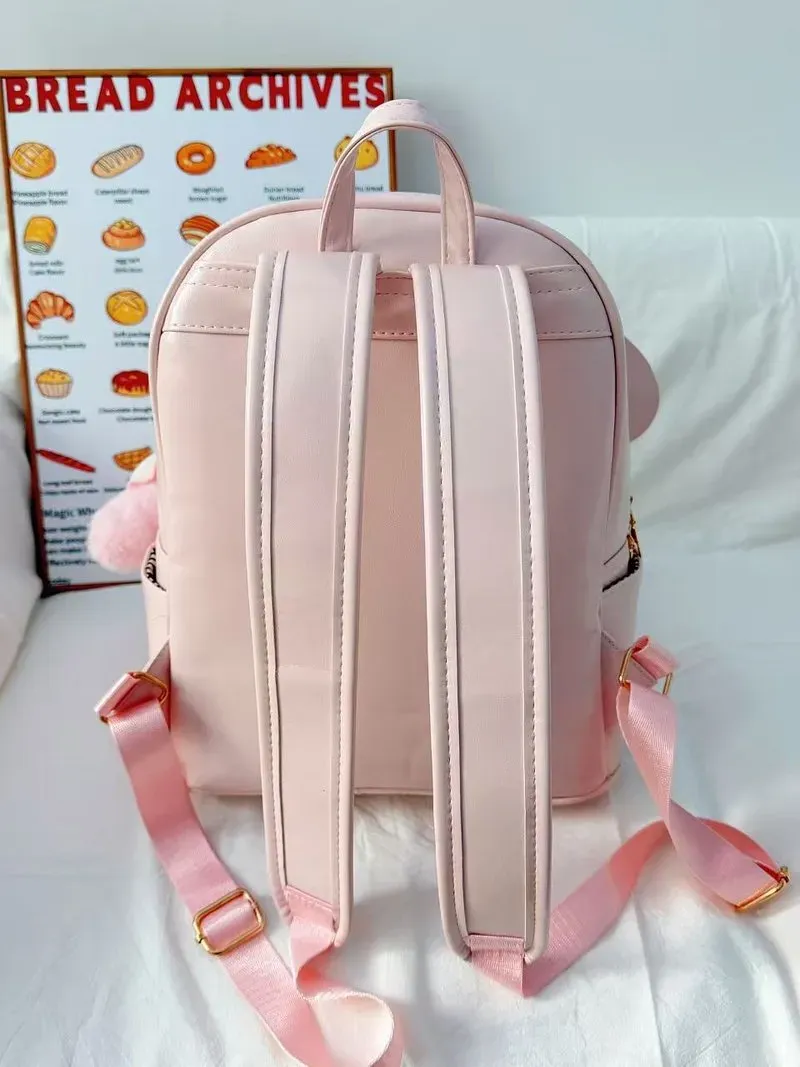 Tas Selempang Anak Bahan PU Sintetis Polos Warna Pink Bentuk Kotak Tali Lebar Grosir Import
