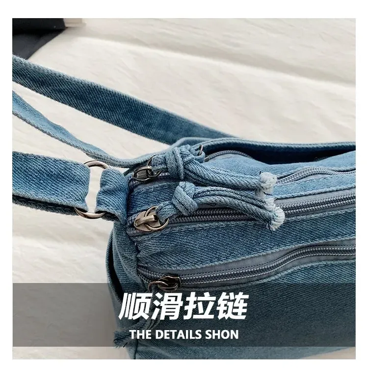 Tas Selempang Wanita Bahan PU Sintetis Polos Warna Biru Bentuk Kotak Tali Stok China