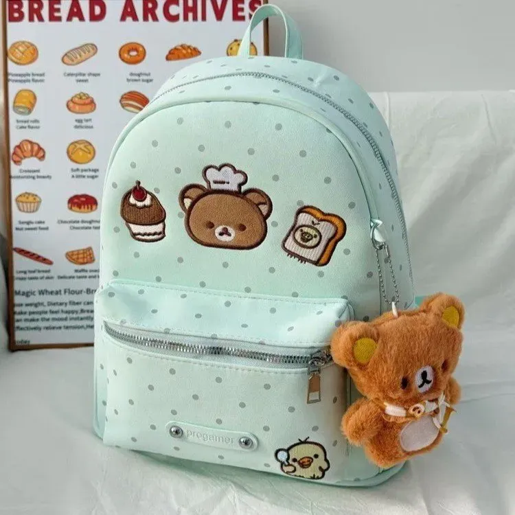 Tas Ransel Wanita Bahan Kain Polos Warna Biru Bentuk Kotak Tali Lebar Resleting Grosir Import