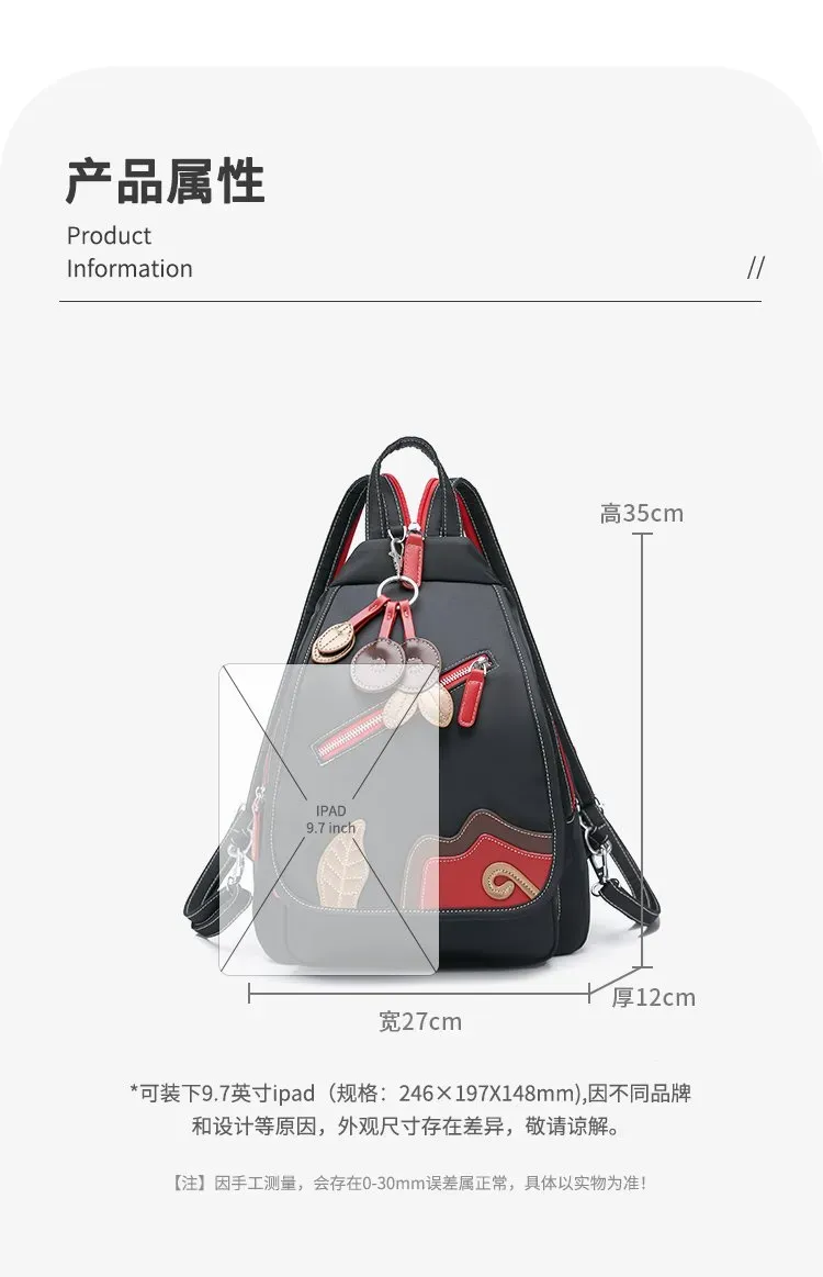 Tas Selempang Wanita Bahan Nylon Warna Ungu Resleting Grosir Import