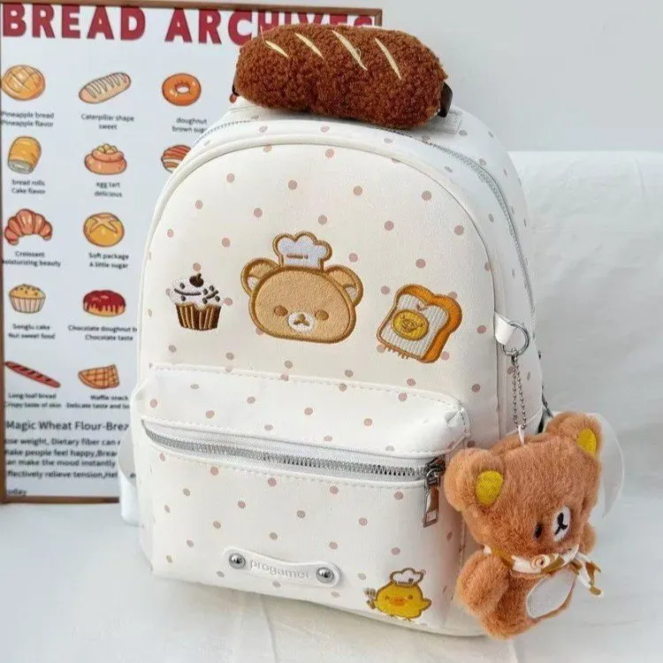 Tas Ransel Anak Bahan PU Sintetis Polos Warna Putih Bentuk Kotak Tali Lebar Grosir Import